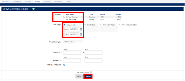 Create On Demand Activity Reports in CM 2